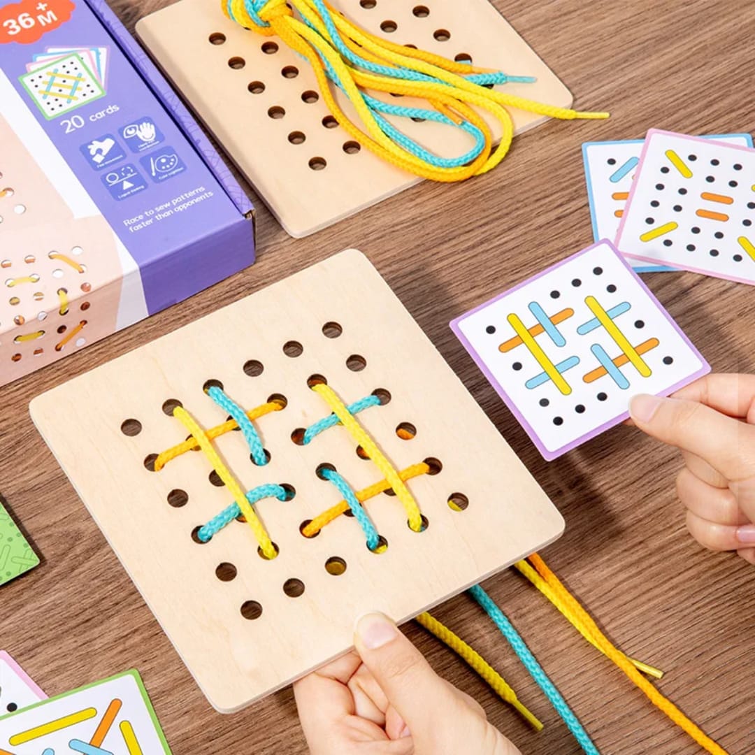 lacing cards